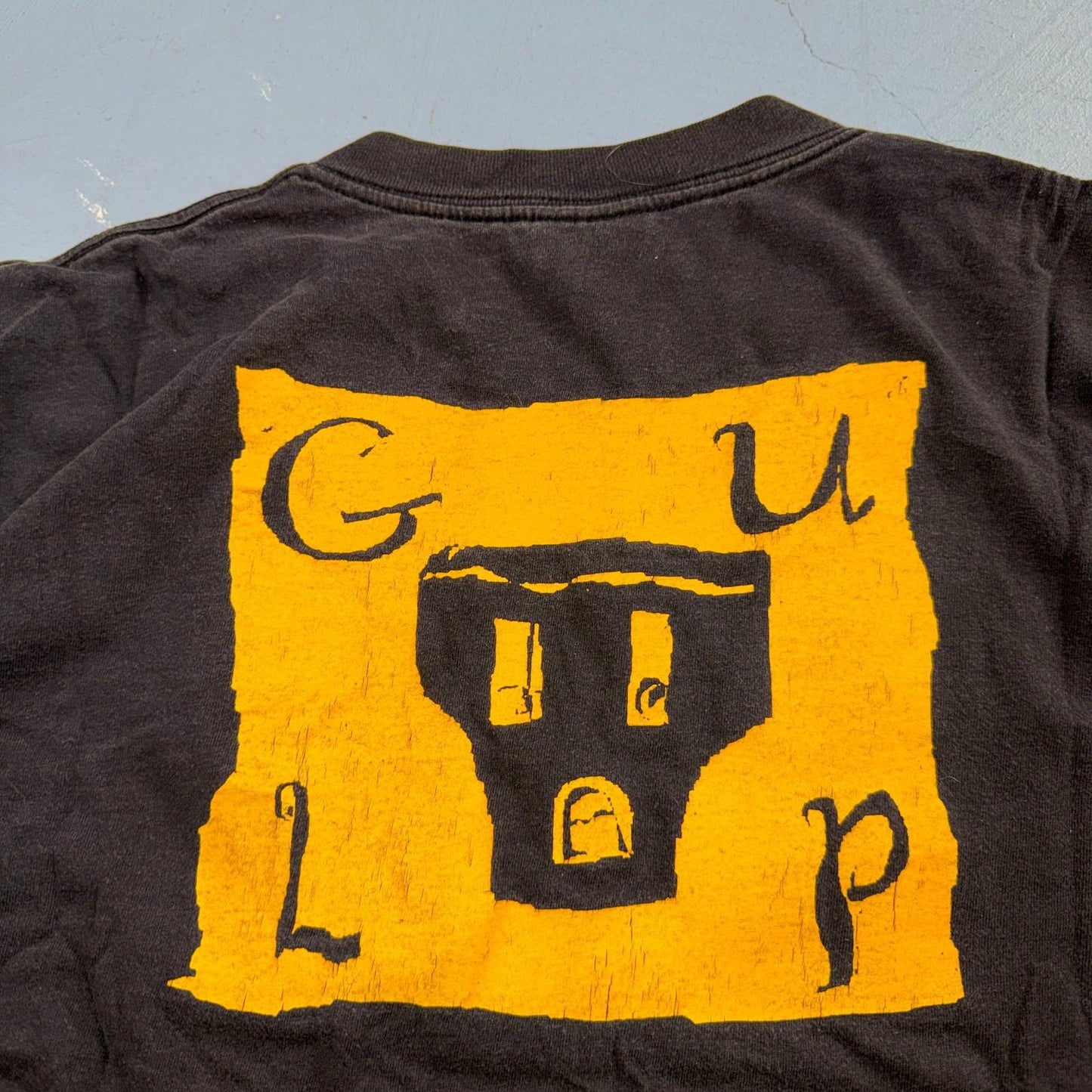 Oneita PLUG Art VTG T Shirt 90s Single Stitch Graphic Music Band Gulp Outlet