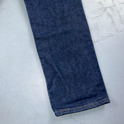 Levis 501 Vintage Y2K 90s XX Straight Leg Jeans Blue Dark Wash 33x30 Act 32x27