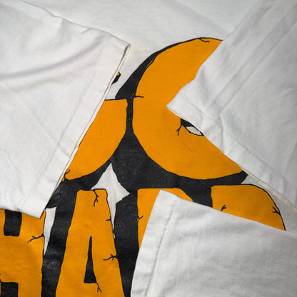 Go Hard or Go Home 90s VTG T Shirt Hanes 2XL Single Stitch Graphic Gym Text