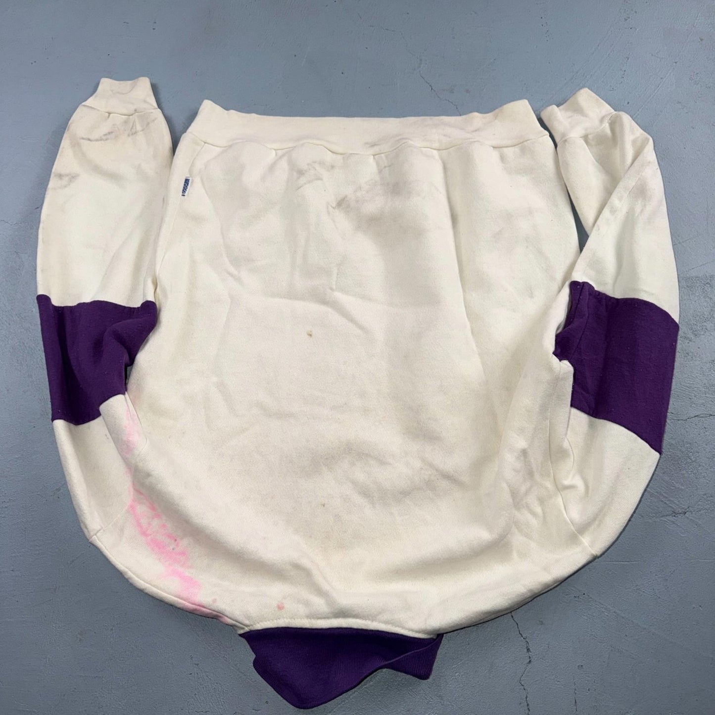 Vintage Kansas State Wildcats Crewneck Sweater Size Large Dodger Polo Rugby