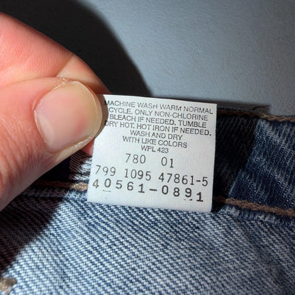 Levis NOS Vintage 90s Silvertab Baggy Loose Denim Jeans USA Blue Mens DS 36x30