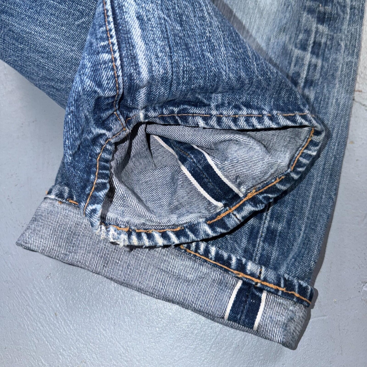 Levis 501 Vintage 70s SS Redline Selvedge USA Jeans Light Wash XX Act 31x26