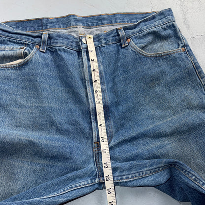 Levis 501 Vintage 80s USA XX Straight Leg Jeans Blue Light Wash 42x34 Act 38x29
