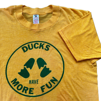 Oregon Ducks UO 1977 Vintage T Shirt Eugene Nike PDX More Fun 70s Rare XL Dance