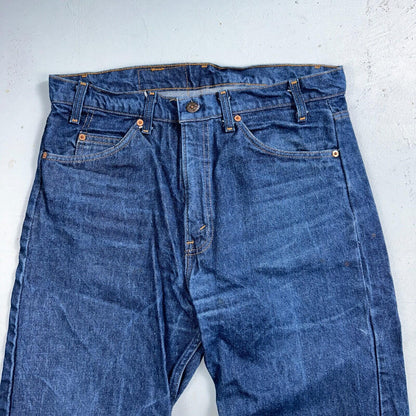 Levis 505 Vintage 80s 20505-0217 Orange Tab Dark 501 Jeans 36x34 USA 1980s