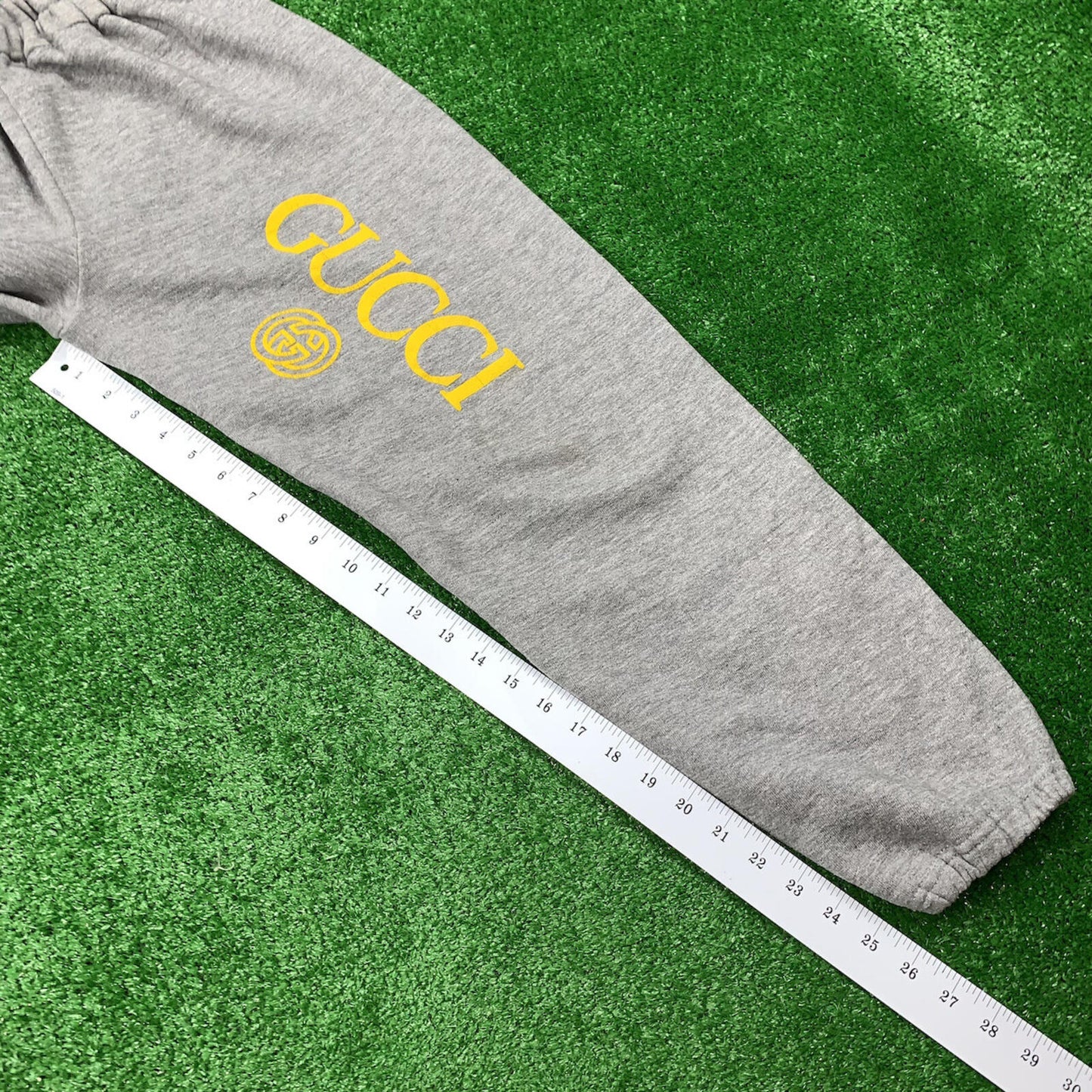 Gubci Trousers Men GG Jacquard Jogging Trousers Small Vintage 90s Sweatpants