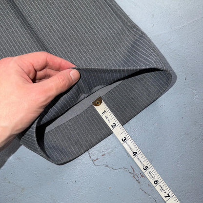 1960s 1970s VTG Mens 3 PC Suit 40 Jacket Coat Pants Gray Union Wool Rockabilly