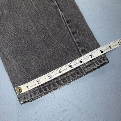 Levis 501 Vintage 80s USA XX Straight Leg Jeans Black Light Gray 36x34 Act 35x32