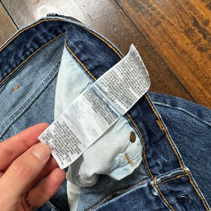 Levis 501 Vintage Y2K Straight Leg XX 2000s Jeans 38x30 Med Wash Act 36x27