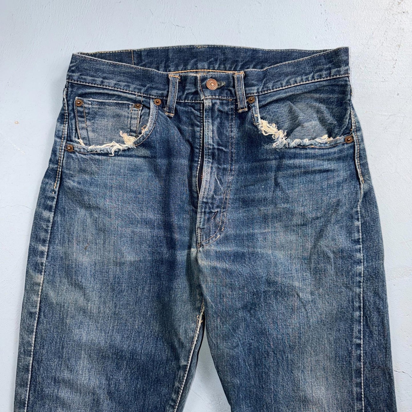 Levis 505 Big E Vintage 60s Redline Selvedge USA XX 1960s Jeans 501 Act 31x28