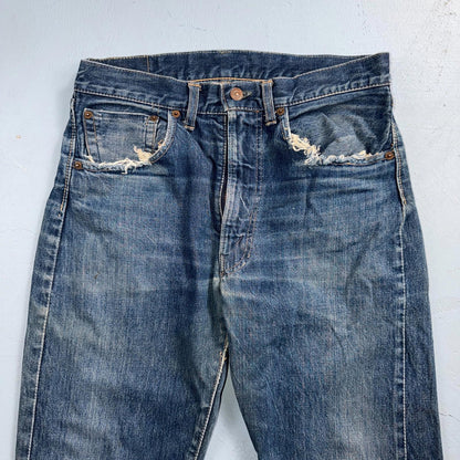 Levis 505 Big E Vintage 60s Redline Selvedge USA XX 1960s Jeans 501 Act 31x28