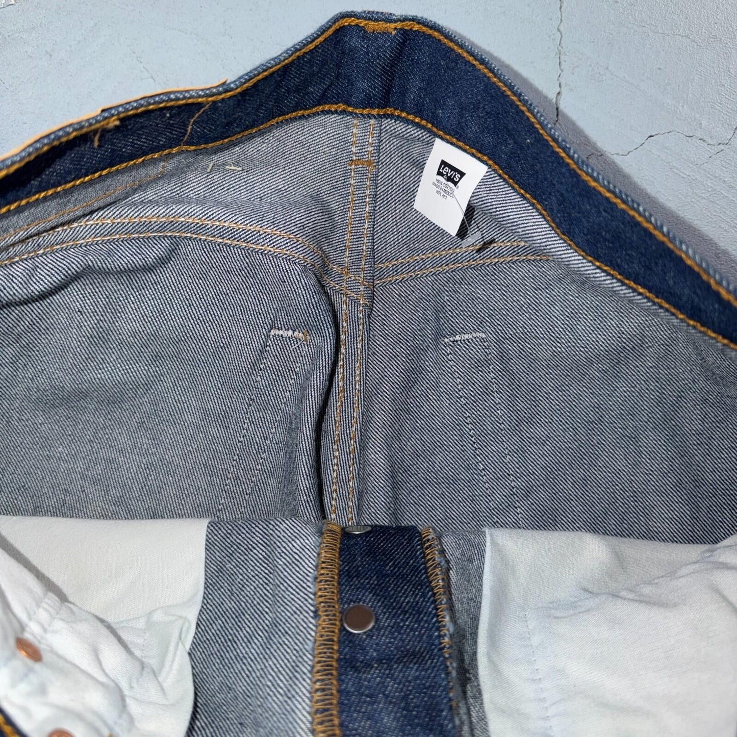 Levis 501 Vintage Y2K 90s XX Straight Leg Jeans Blue Dark Wash 33x30 Act 32x27