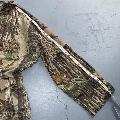 Vintage Military Jacket Mens L Realtree Camo Combat Coat Tactical Field 90s