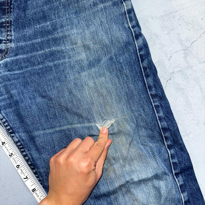 Levis 501 Vintage Y2K 90s XX Straight Leg Jeans Blue Med Wash 38x34 Act 37x31