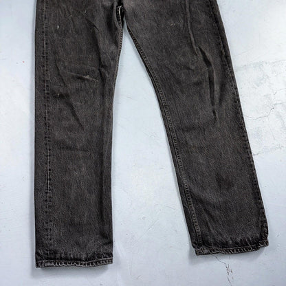 Levis 501 Vintage 80s USA XX Straight Leg Jeans Gray Light Wash 36x32 Act 34x30