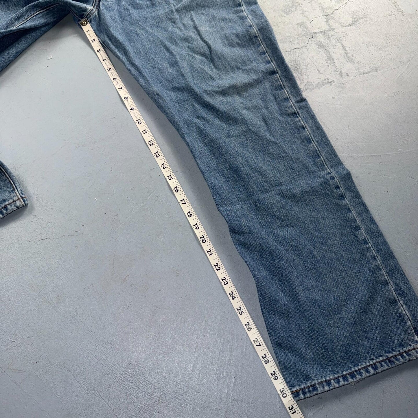 Levis 501 Vintage Y2K XX Straight Leg Jeans Blue Light Wash 40x32 Act 40x30