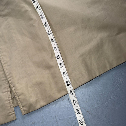 Burberry Trench Coat VTG Mens 46 Beige Check Collar Made in England Classic Belt