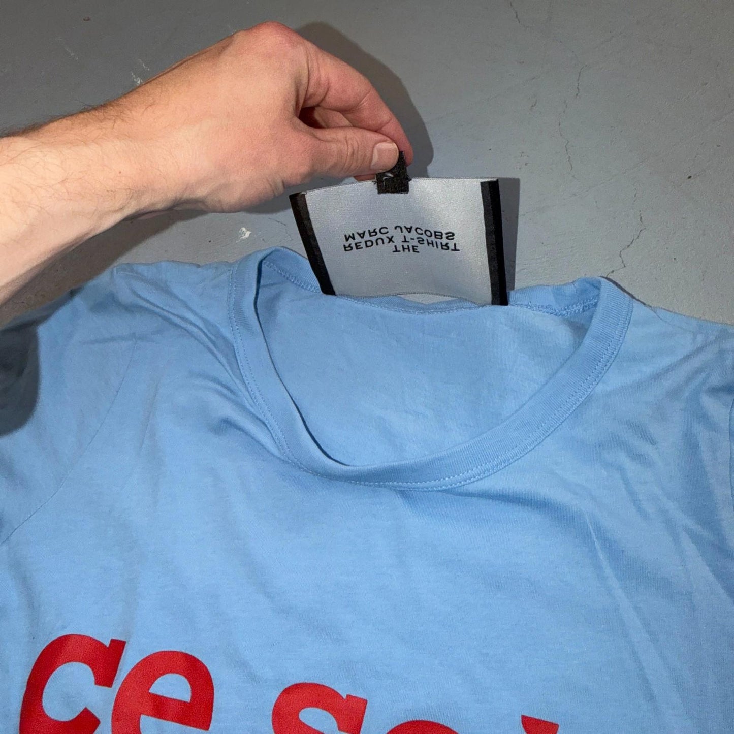 Marc Jacobs Ce Soir Graphic Tee Size S Short Sleeve Crew Neck T Shirt Promo RARE