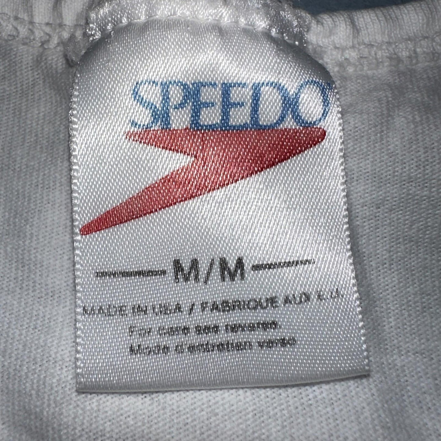 Speedo VTG T Shirt Tank Top Gym Sports Volleyball USA 90s M Graphic Cool