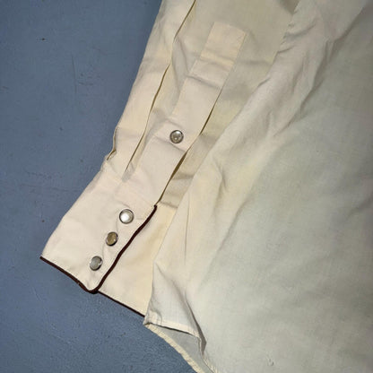 Kennington VTG Rocking K Ranchwear Shirt M Native Chief Pearl Snap Western 70s