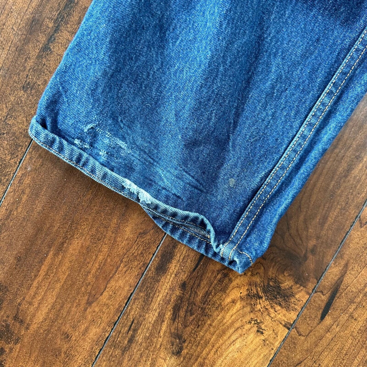 Levis 501 Vintage Y2K XX Straight Leg Jeans 44x32 Med Wash 2000s Act 40x29