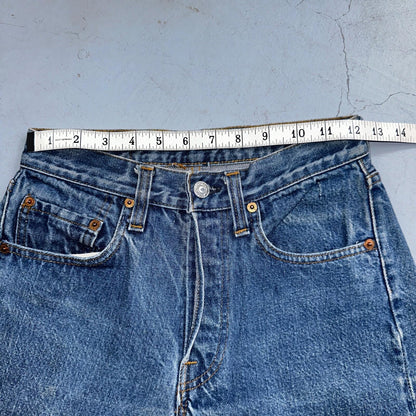 Levis 501 Vintage 80s Redline Selvedge USA XX Jeans Med Wash 27x34 Act 24x30