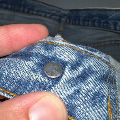 Levis 501 Vintage 80s Redline Selvedge USA XX Jeans Light Wash 35x36 Act 31x31