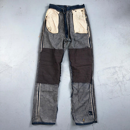 Levis 701 Big E Vintage 50s Redline Hidden Rivets USA 1950s Jeans 501 Act 26x29