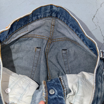 Levis 501 Vintage 80s Redline Selvedge USA XX Jeans Light Wash 31x40 Act 29x35
