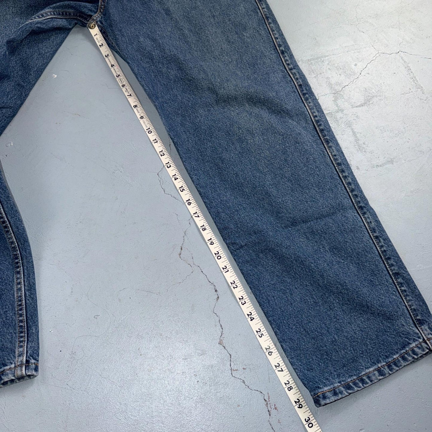 Levis 540 Vintage 90s Y2K Relaxed Fit Jeans Blue Med Wash 40x30 Act 38x29