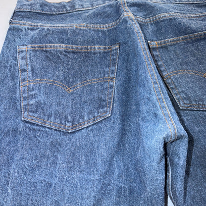 Levis 501 Vintage 80s USA XX Straight Leg Jeans Blue Dark Wash 40x34 Act 36x30