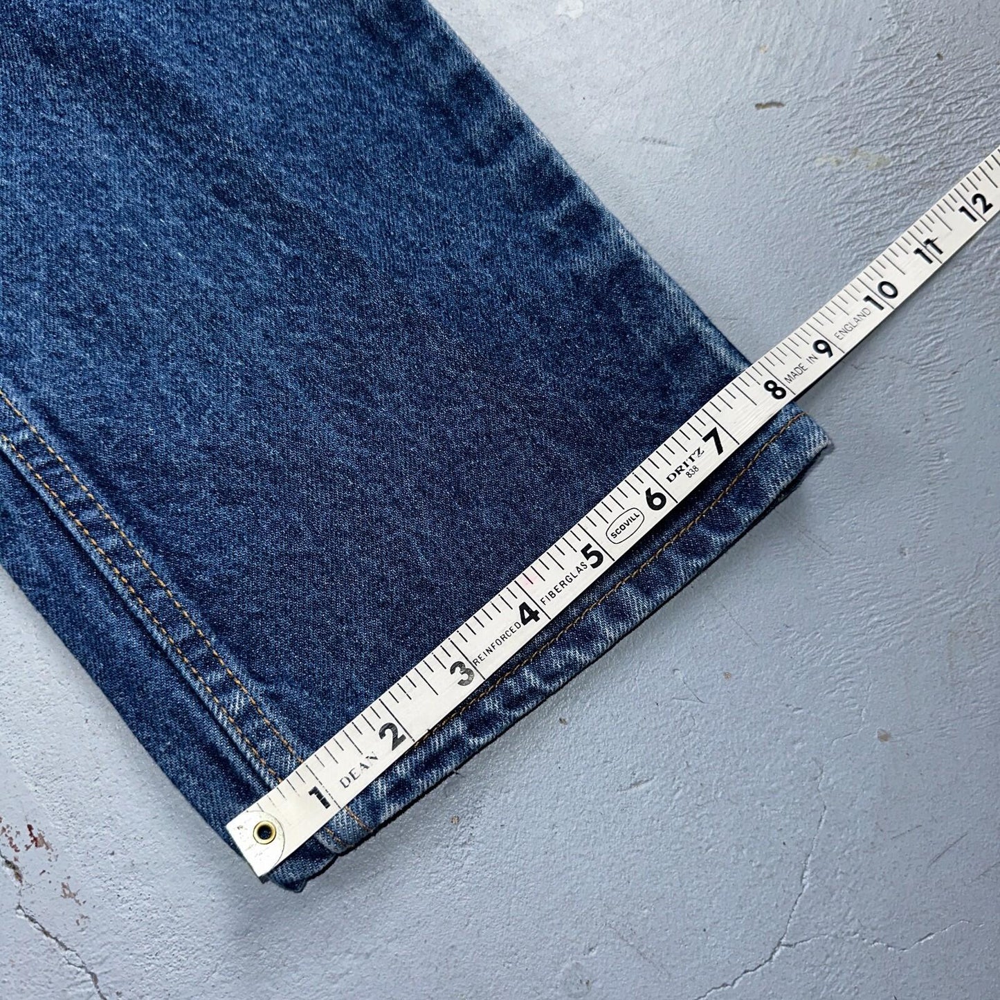 Levis 505 Vintage 90s USA Orange Tab Jeans 38x34 Blue Med Wash 501 Act 36x34