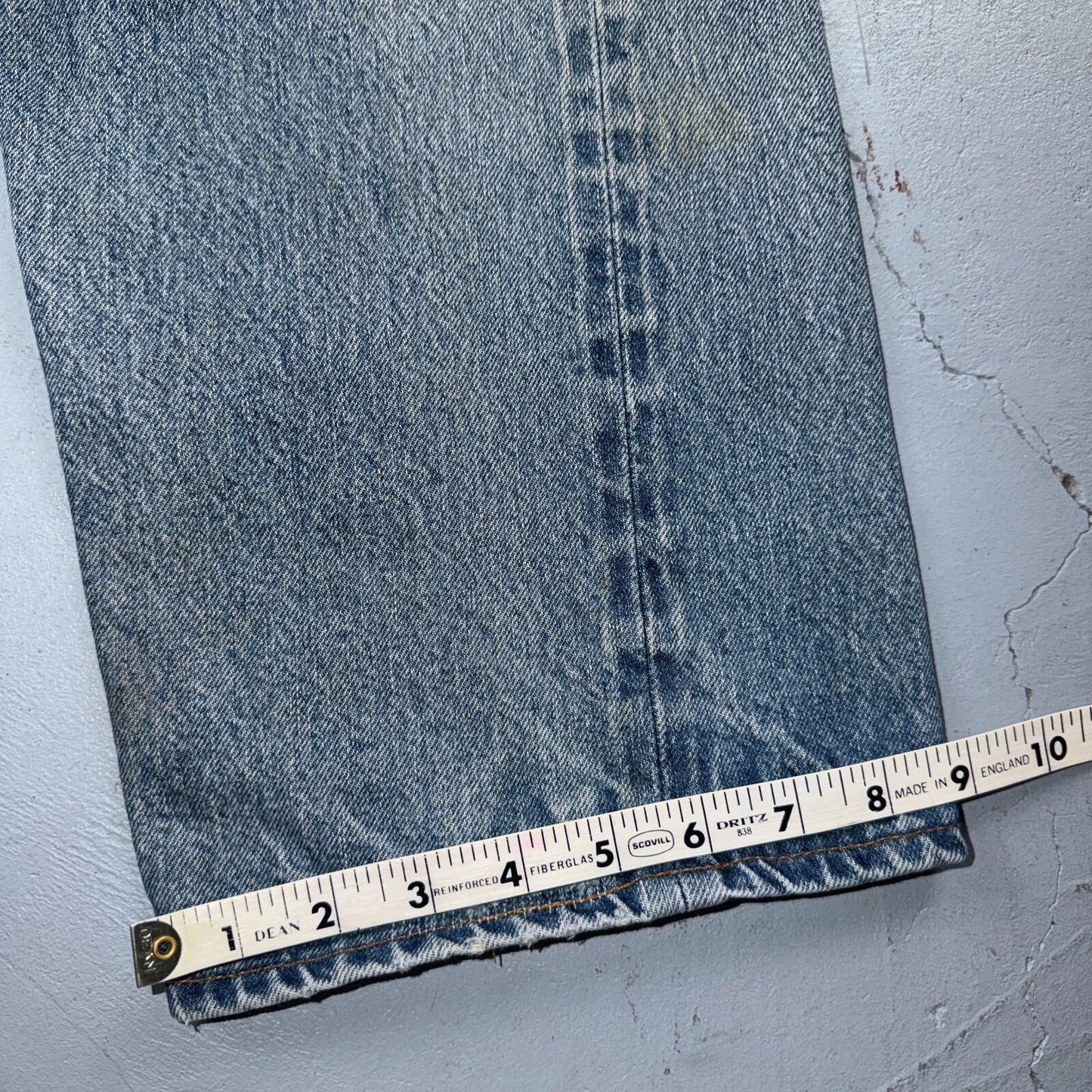 Levis 501 Vintage 80s Redline Selvedge USA XX Jeans Light Wash 40x30 Act 38x26