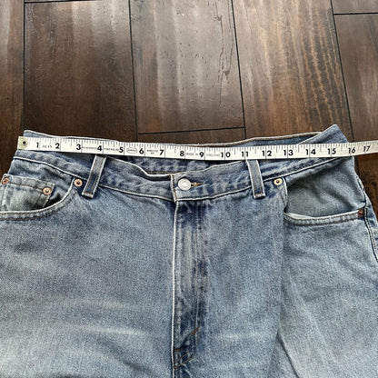 Levis 550 Jeans VTG Womens High Rise Light Wash Relaxed 90s USA 31x29