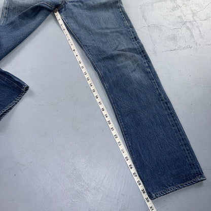 Levis 501 Vintage 70s SS Redline Selvedge USA Jeans Med Wash 30x34 Act 28x30