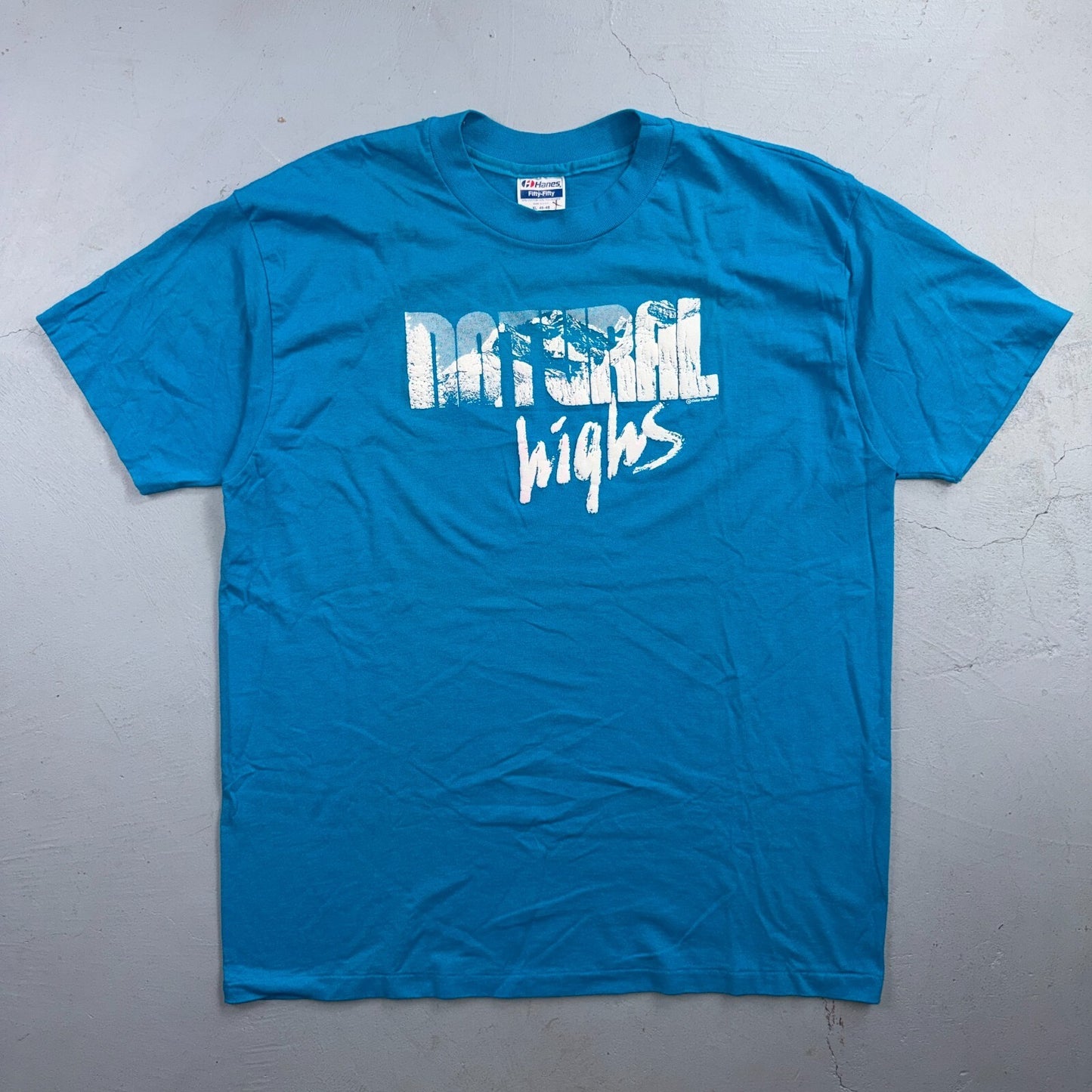 Natural Highs 80s VTG T Shirt Single Stitch Graphic Mountains Single Stitch Cool
