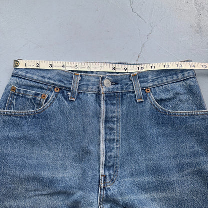 Levis 501 Vintage 80s USA XX Straight Leg Jeans Blue 26501 0159 30x31 Act 28x31