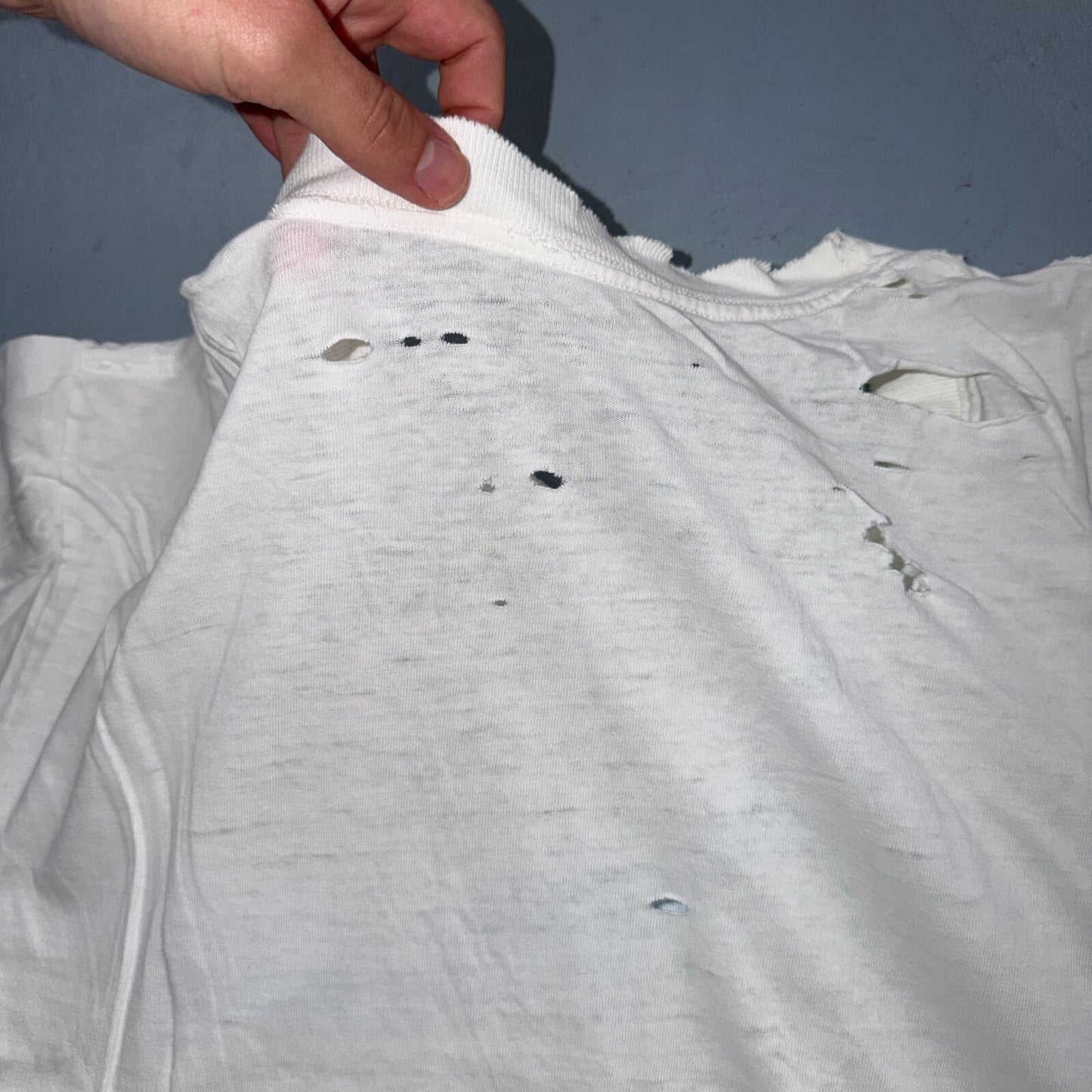 VTG Sea Turtles Single Stitch USA Thrashed White T Shirt Sz XL St Croix Ocean