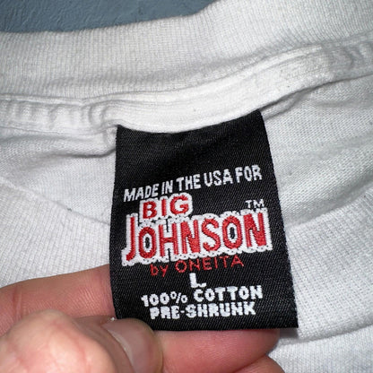 Big Johnson VTG 1997 Racing Naughty Humor Joke Single Stitch 90s Trucks Funny