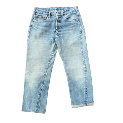 Levis Vintage 80s Redline Selvedge USA 501 XX Jeans 66 70s 32x34 Act 30x26