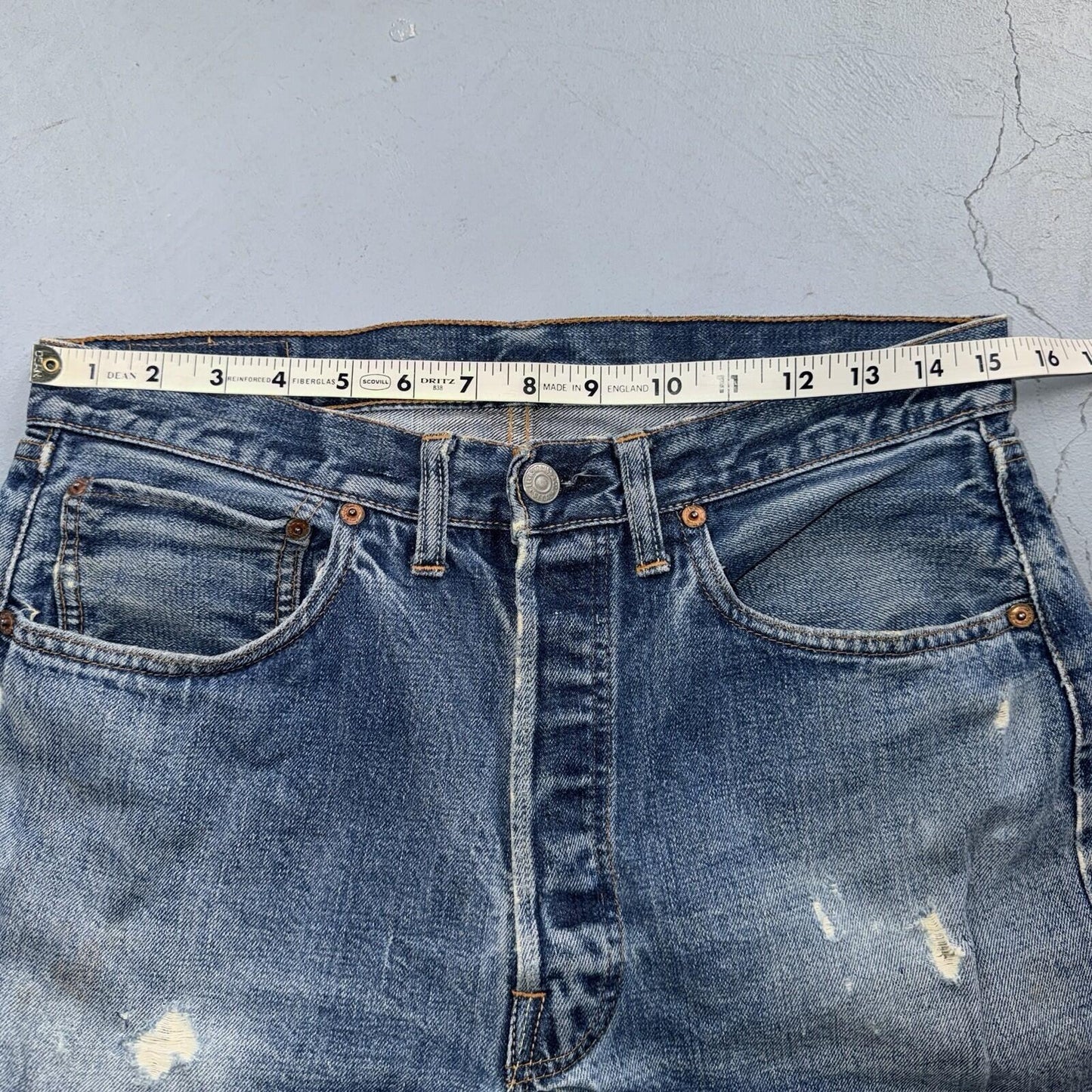 Levis 501 Big E Vintage 60s Redline Selvedge USA XX 1960s Jeans 66 Act 31x33
