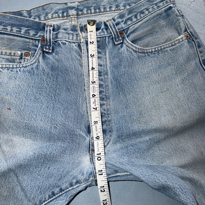 Levis 501 Vintage 80s Redline Selvedge USA XX Jeans Light Wash 35x30 Act 32x28