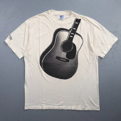 Martin Guitar Co D45 Promo 80s VTG T Shirt Acoustic Country Music Band Folk Art