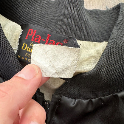 Vintage Pla-Jac By Dunbrooke Jacket 2XL Made in USA Black Snap HiTech