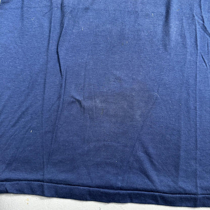 Chamber Hanes VTG T Shirt 1984 80s House Architect Designer Eames Cool Navy