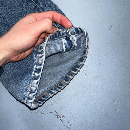 Levis 501 Vintage 90s USA XX Straight Leg Jeans Blue Med Wash 33x32 Act 32x30