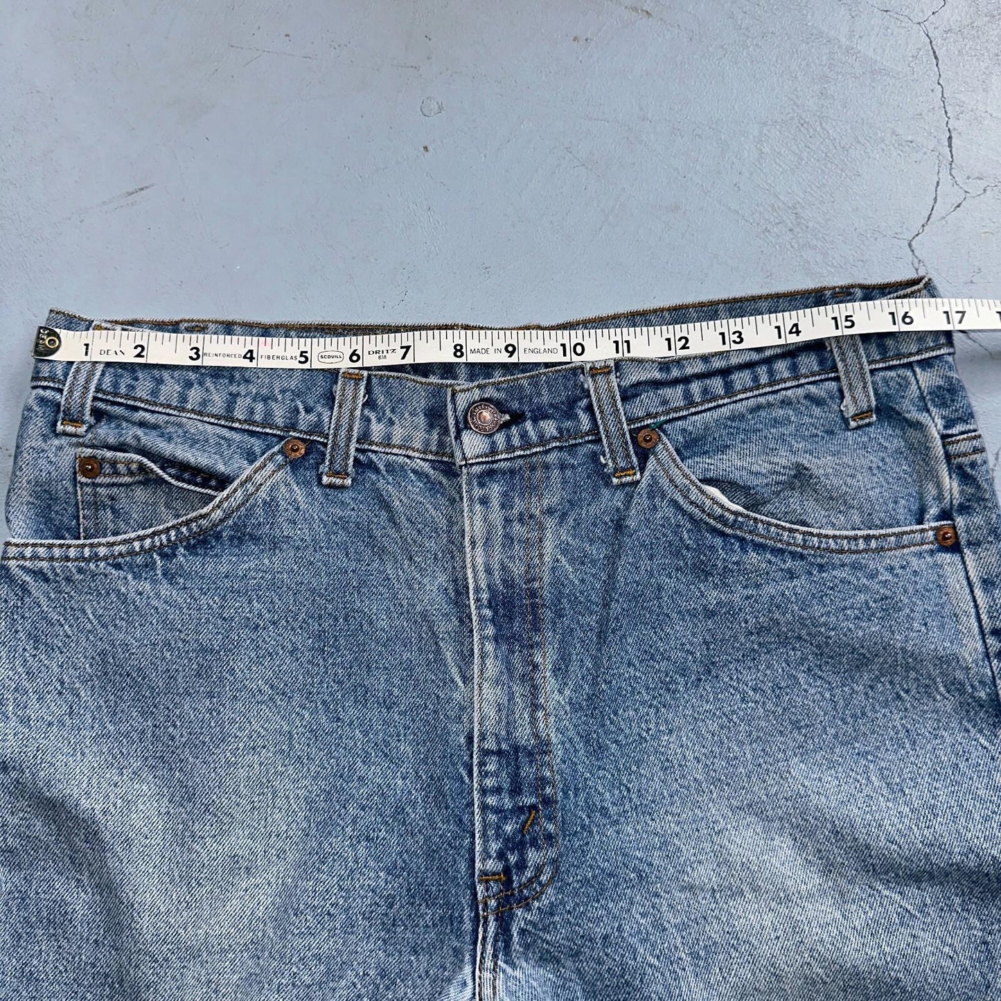 Levis 517 VTG 70s 80s 20517 Bootcut Blue Jeans Size 36x32 USA Orange Tab 33x30