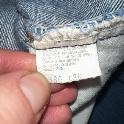Levis 646 Vintage 70s USA Orange Tab Bootcut Flare Blue Bell Bottom Jeans 34x31
