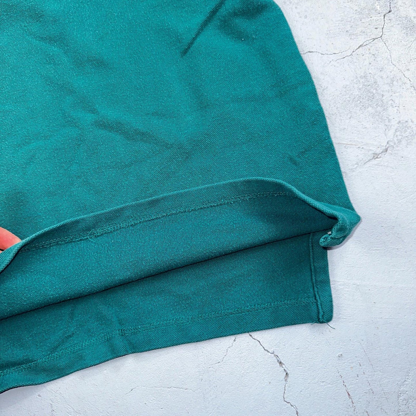 Eddie Bauer Vintage Polo Shirt Mens XL Green Collar Classic Preppy Knit 90s