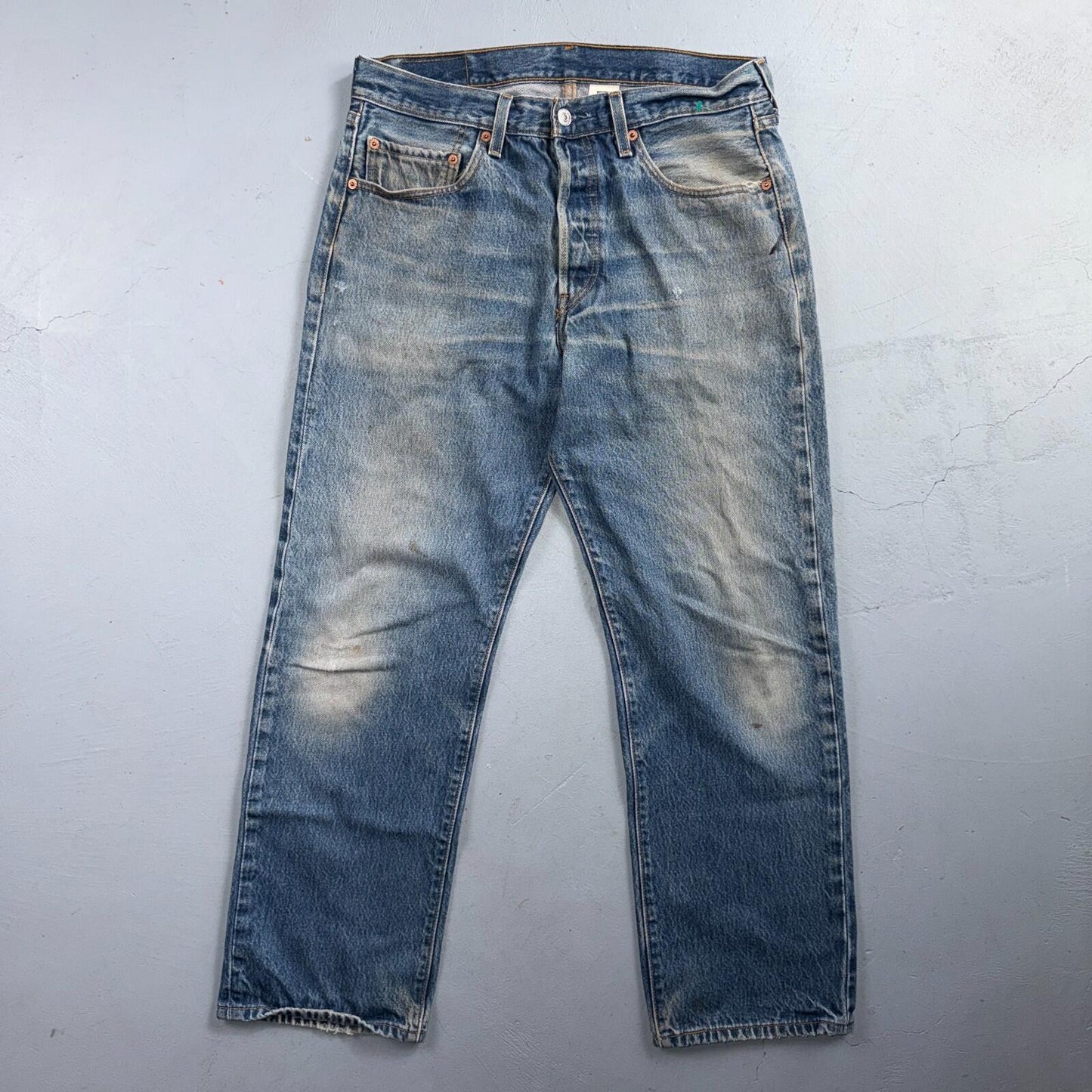 Levis 501 Vintage Y2K XX 90s Straight Leg Jeans Blue Light Wash 34x32 Act 32x29